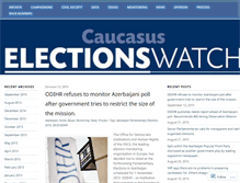 Tablet Screenshot of electionswatch.org